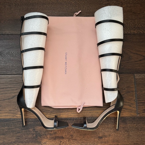 Stuart Weitzman Nudistcurve Gladiator Sandal 100mm - Picture 4 of 13